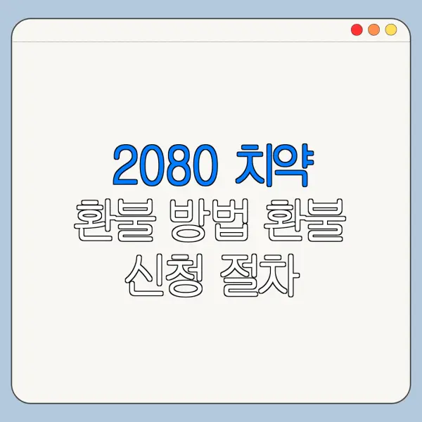 2080 치약 환불 방법 환불 신청 절차 고객센터 정리
