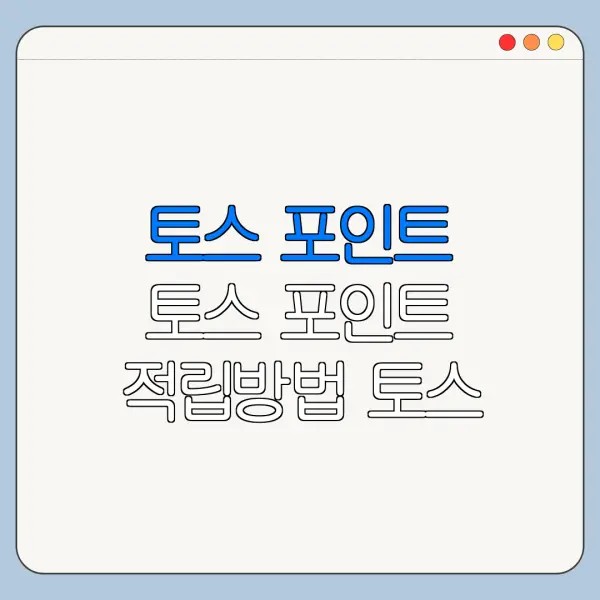 토스 포인트 토스 포인트 적립방법 토스 포인트 사용방법 총정리